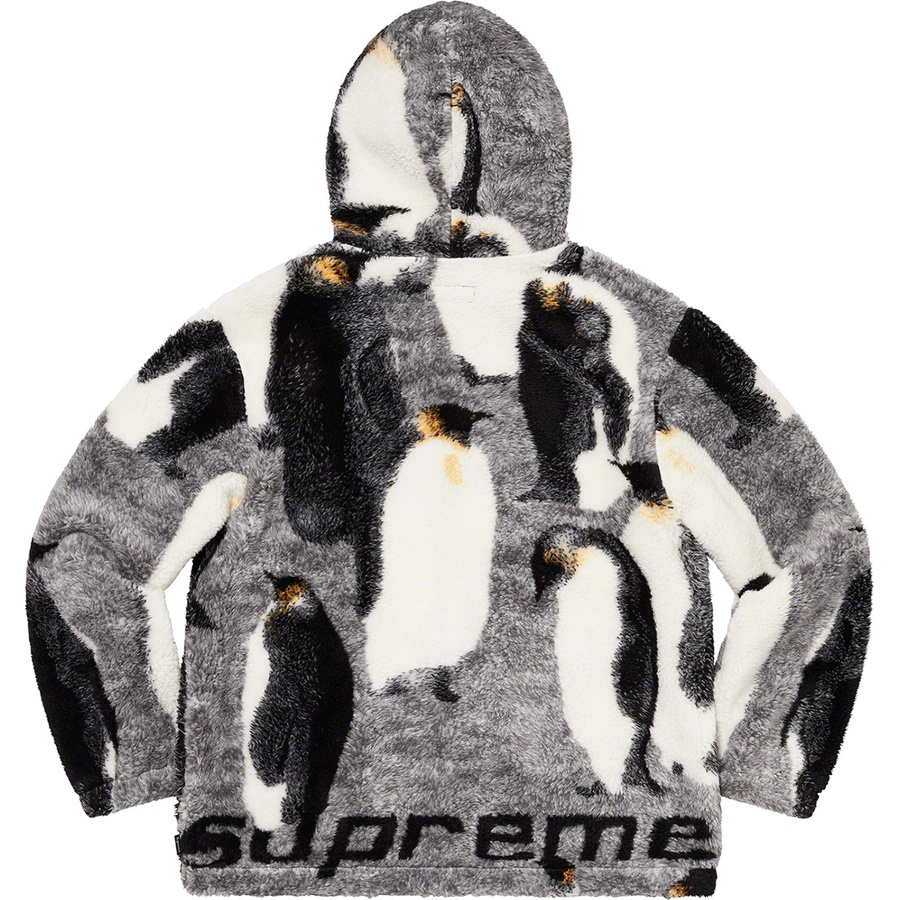 Details on Penguins Hooded Fleece Jacket Black from fall winter
                                                    2020 (Price is $198)