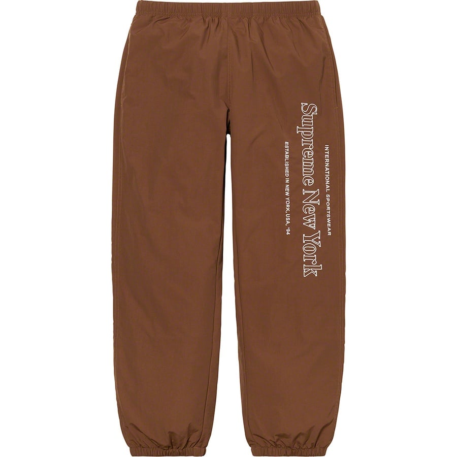 Details on Side Logo Track Pant Brown from fall winter
                                                    2020 (Price is $128)