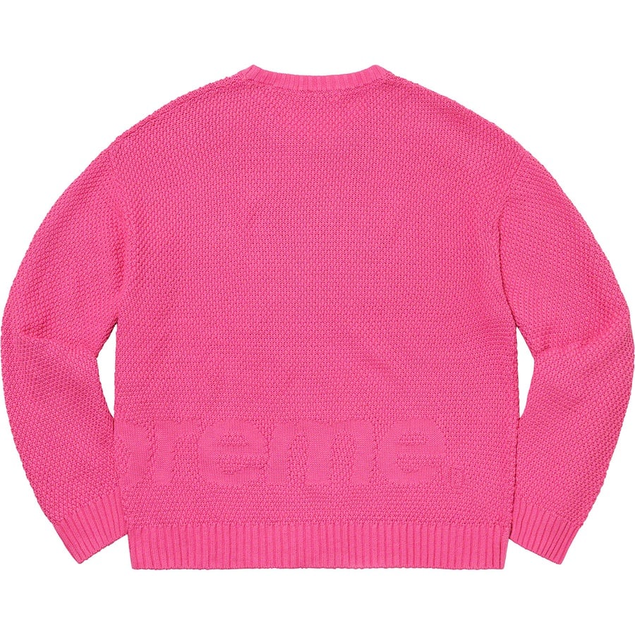 Details on Textured Small Box Sweater Pink from fall winter
                                                    2020 (Price is $138)