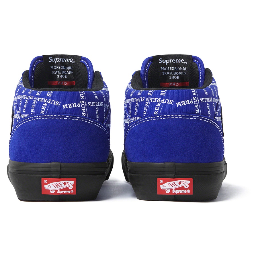 Details on Supreme Vans Half Cab Pro Royal from fall winter
                                                    2020 (Price is $110)
