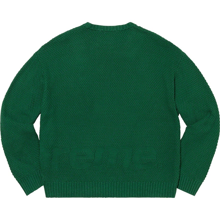 Details on Textured Small Box Sweater Green from fall winter
                                                    2020 (Price is $138)