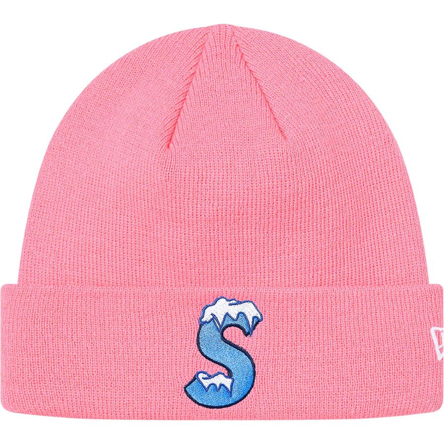 Details on New Era S Logo Beanie Pink from fall winter
                                                    2020 (Price is $38)