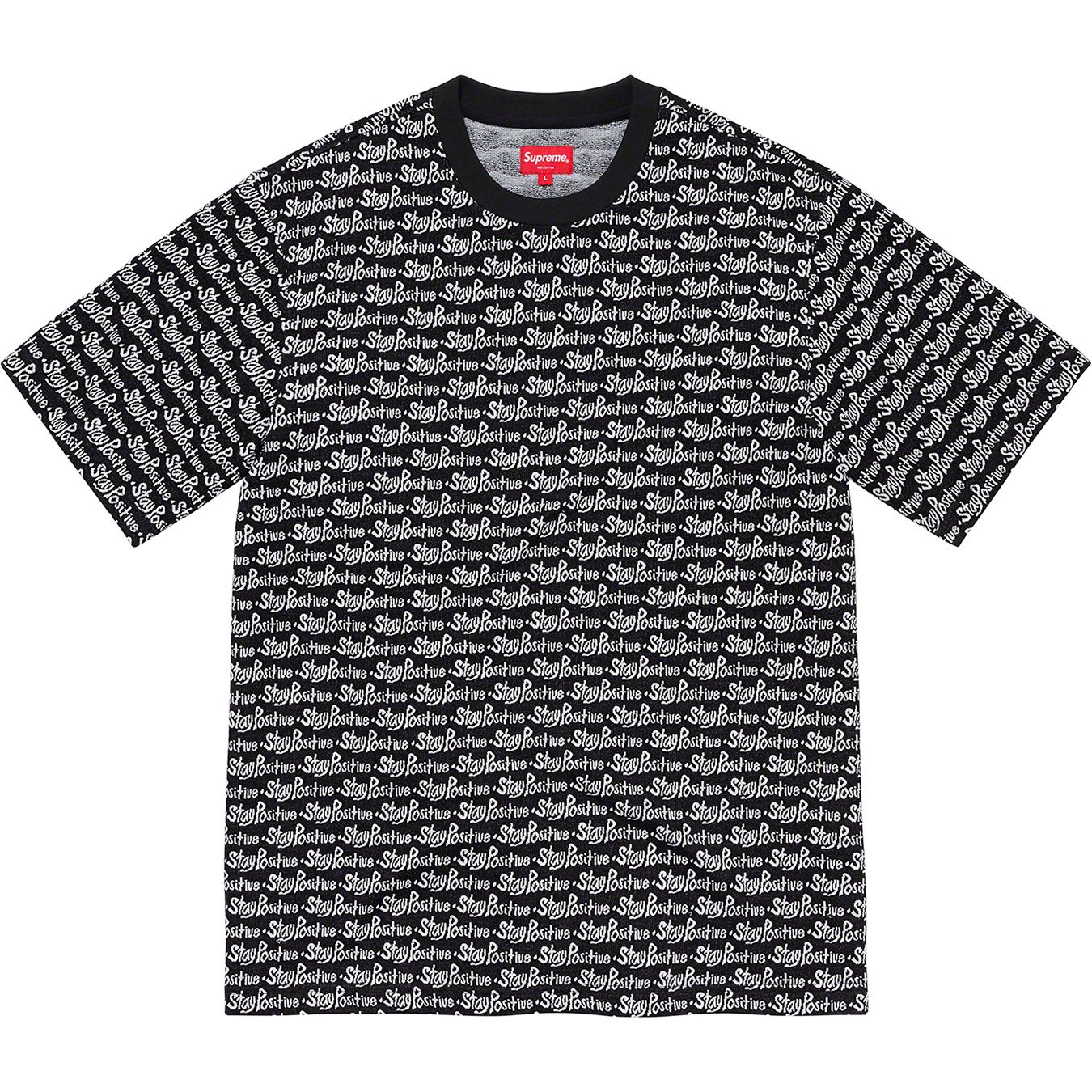 Stay Positive Jacquard S S Top - fall winter 2020 - Supreme