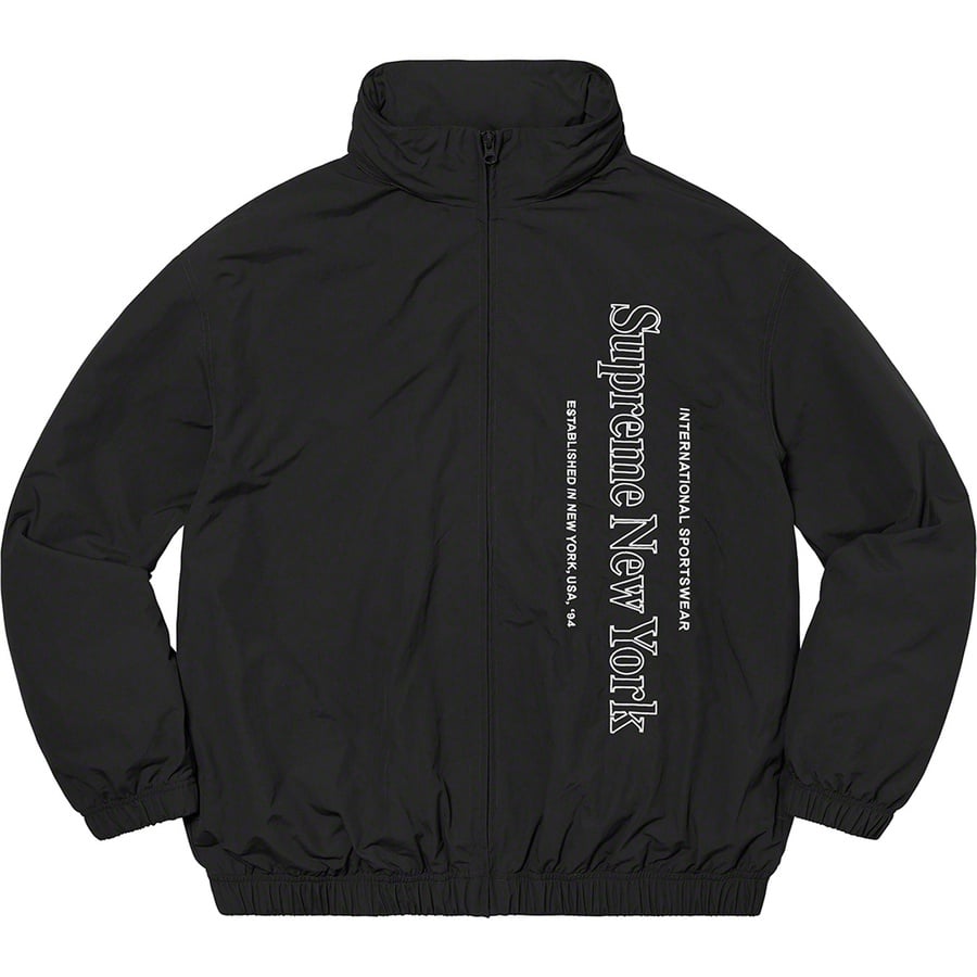 Details on Side Logo Track Jacket Black from fall winter 2020 (Price is $158)