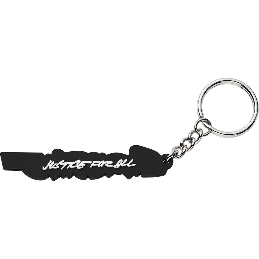 Details on Futura Logo Keychain Black from fall winter 2020 (Price is $14)