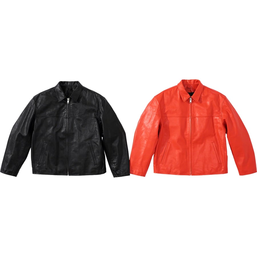 Details on Supreme Yohji YamamotoLeather Work Jacket  from fall winter 2020 (Price is $1298)