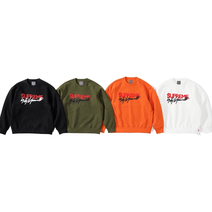 Supreme Supreme Yohji Yamamoto Crewneck released during fall winter 20 season