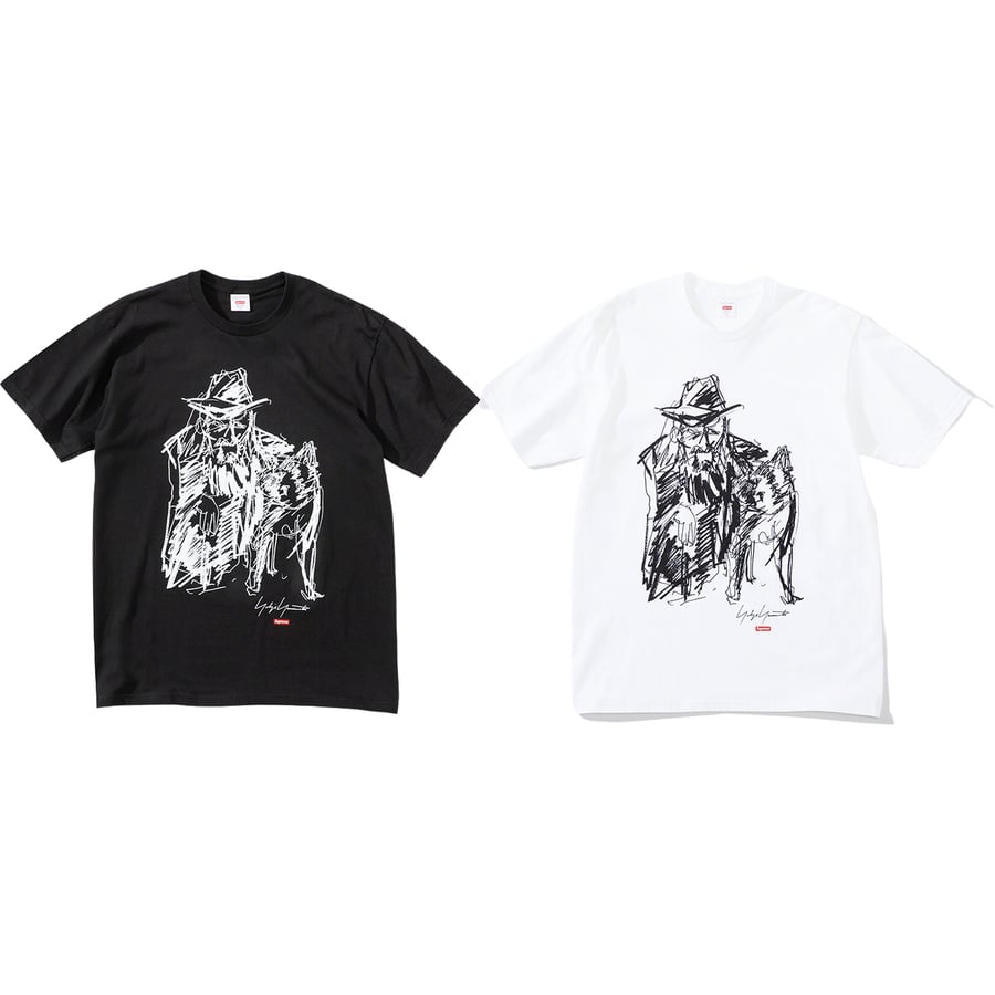 Supreme Supreme Yohji YamamotoScribble Portrait Tee for fall winter 20 season