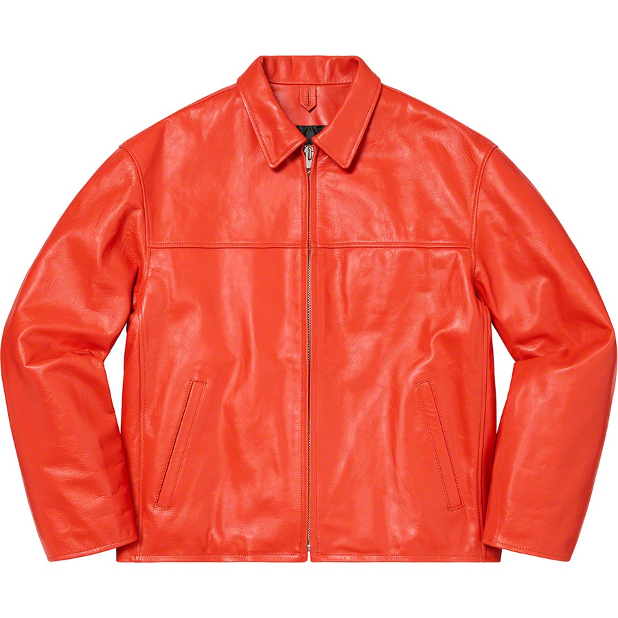 Supreme Supreme Yohji YamamotoLeather Work Jacket (FW20) - Orange - $1298