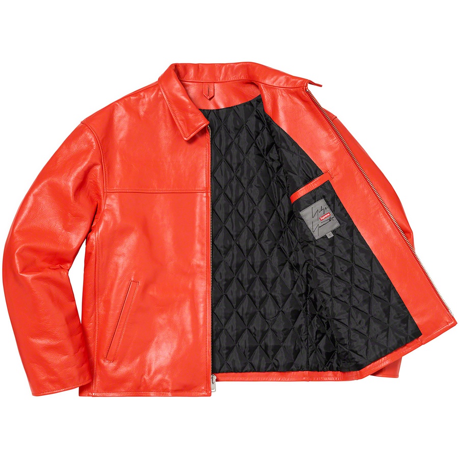 Supreme Supreme Yohji YamamotoLeather Work Jacket (FW20) - Orange - $1298