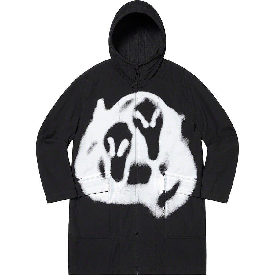 Details on Supreme Yohji Yamamoto Parka Black from fall winter
                                                    2020 (Price is $288)