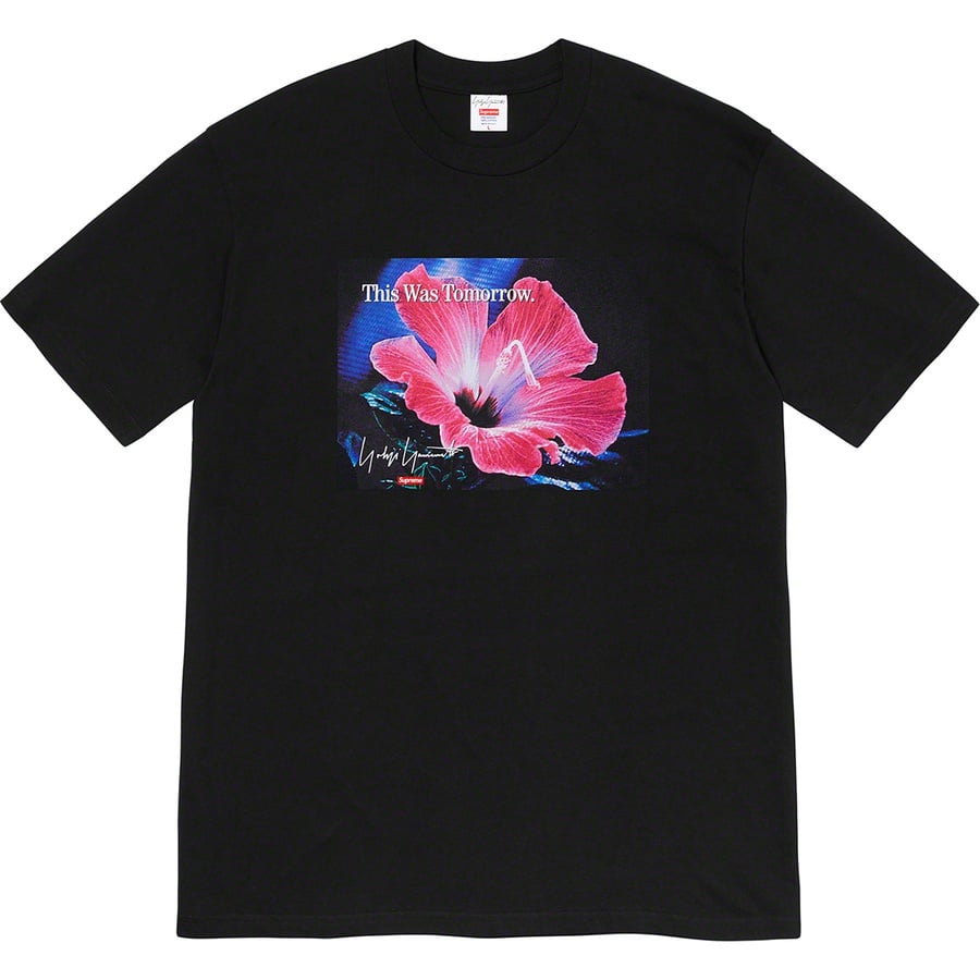 Details on Supreme Yohji YamamotoThis Was Tomorrow Tee Black from fall winter 2020 (Price is $54)