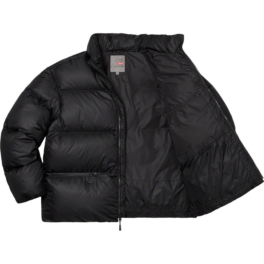 Details on Supreme Yohji Yamamoto Down Jacket Black from fall winter
                                                    2020 (Price is $288)