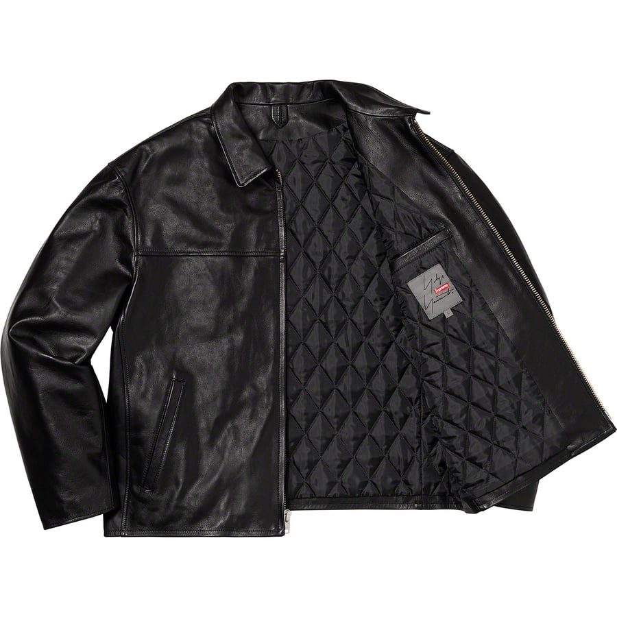 Details on Supreme Yohji YamamotoLeather Work Jacket Black from fall winter
                                                    2020 (Price is $1298)