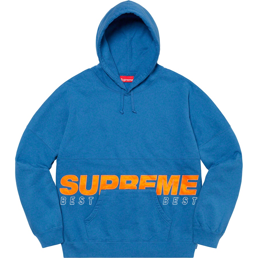 Details on Best Of The Best Hooded Sweatshirt Pale Royal from fall winter
                                                    2020 (Price is $158)