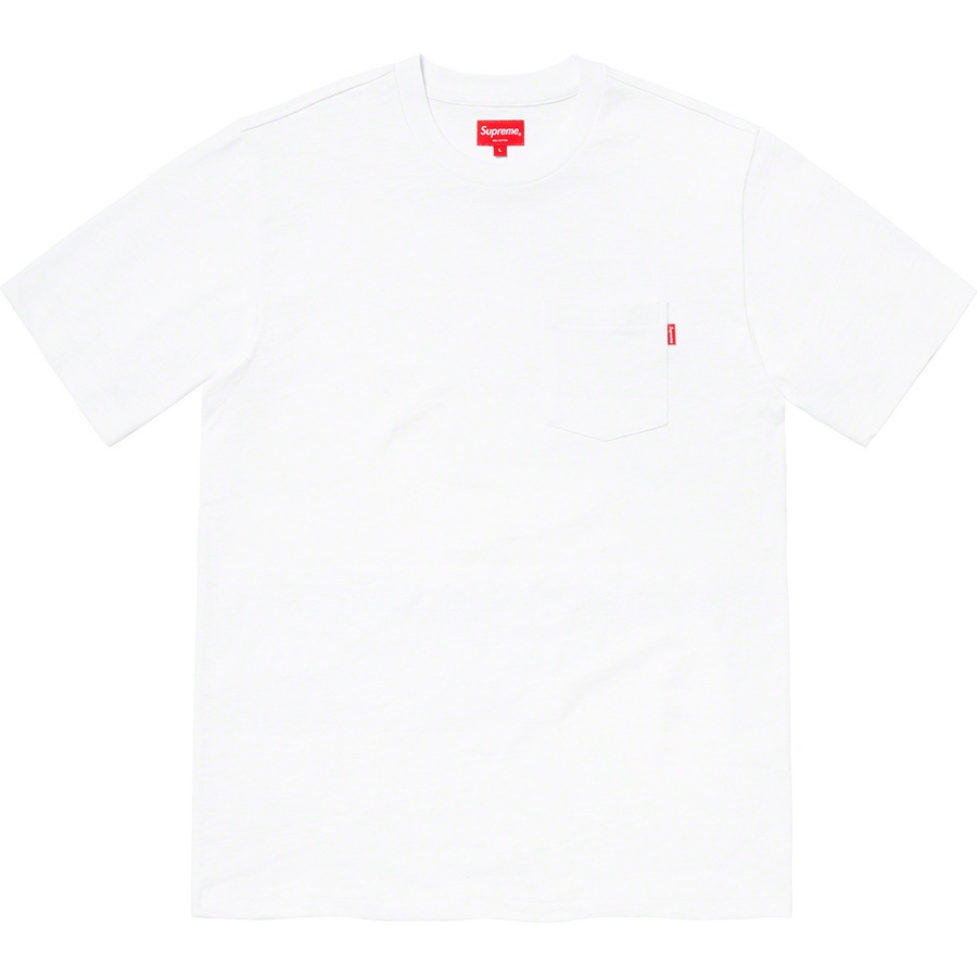Details on S S Pocket Tee White from fall winter
                                                    2020 (Price is $60)