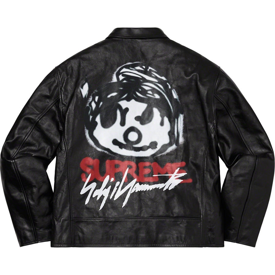 Details on Supreme Yohji YamamotoLeather Work Jacket Black from fall winter
                                                    2020 (Price is $1298)