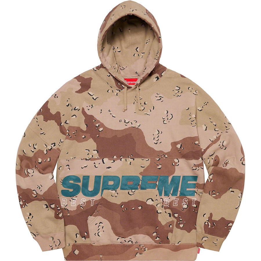 Details on Best Of The Best Hooded Sweatshirt Chocolate Chip Camo from fall winter
                                                    2020 (Price is $158)