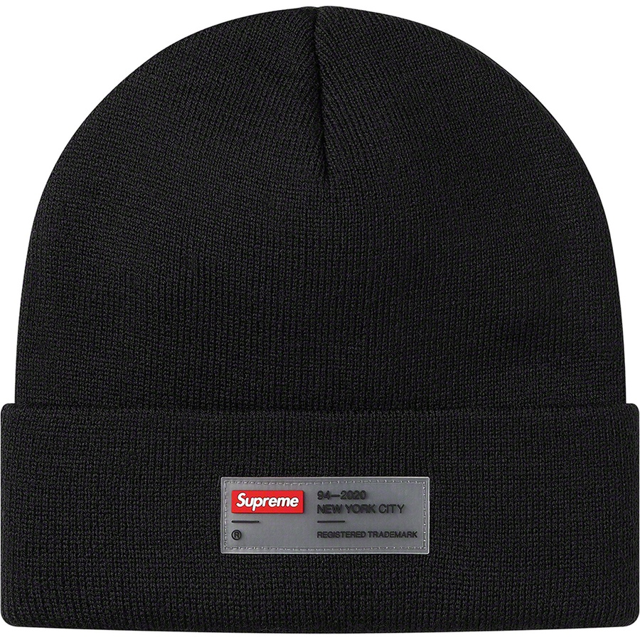 Details on Clear Label Beanie Black from fall winter
                                                    2020 (Price is $36)