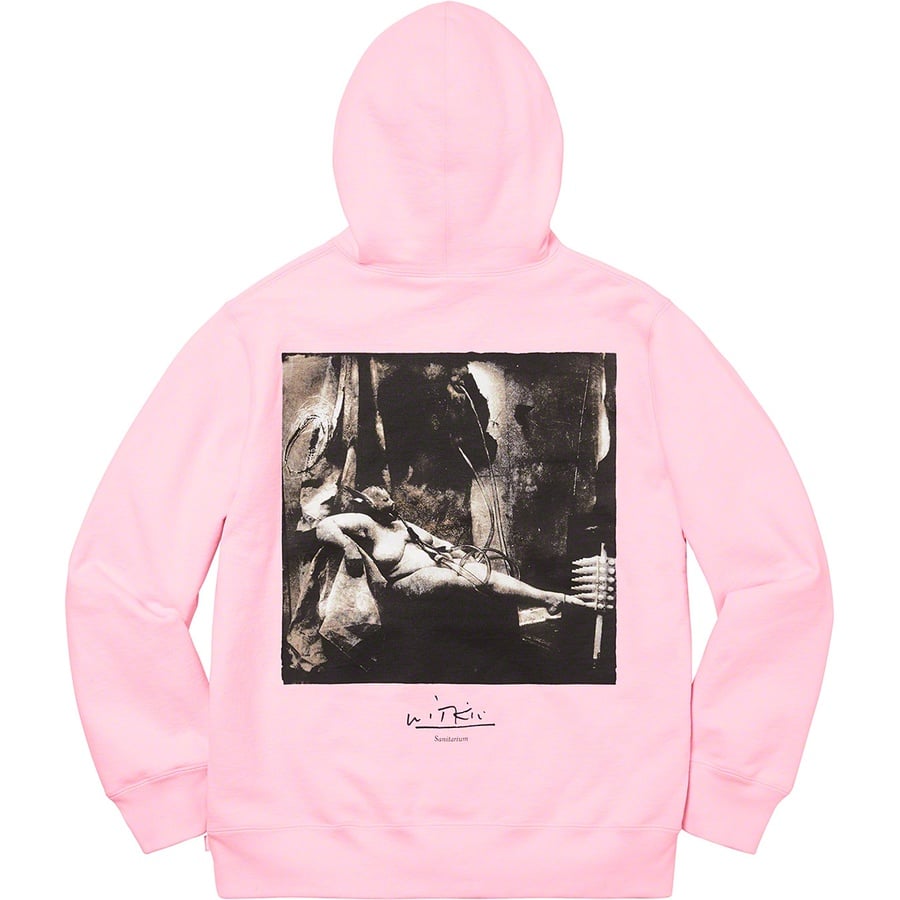 Details on Joel-Peter Witkin Supreme Sanitarium Hooded Sweatshirt Light Pink from fall winter
                                                    2020 (Price is $168)