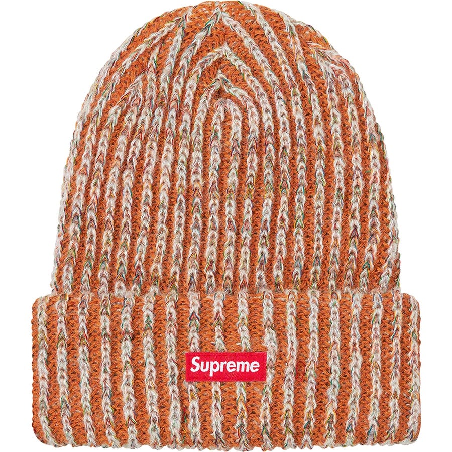 Details on Rainbow Knit Loose Gauge Beanie Rust from fall winter
                                                    2020 (Price is $34)