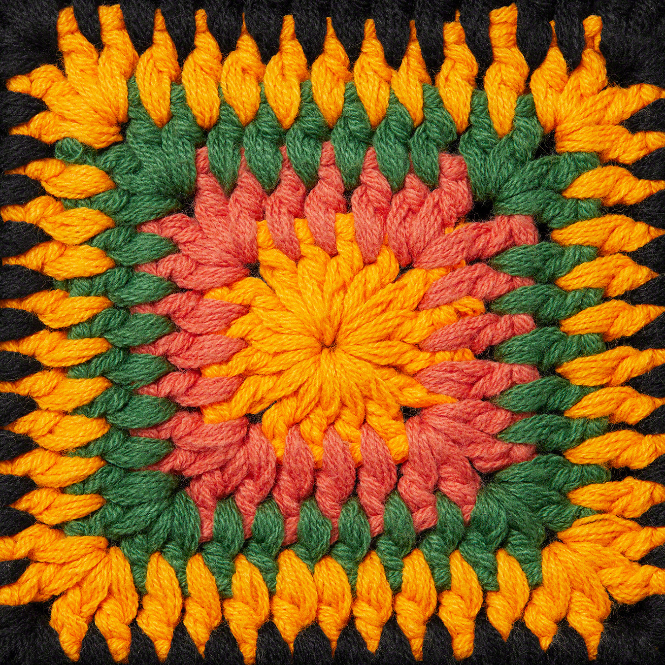 Crochet Hooded Zip Up Sweater - Supreme Community