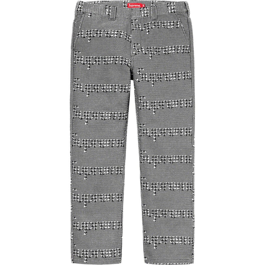 Details on Work Pant Black Houndstooth from fall winter
                                                    2020 (Price is $118)