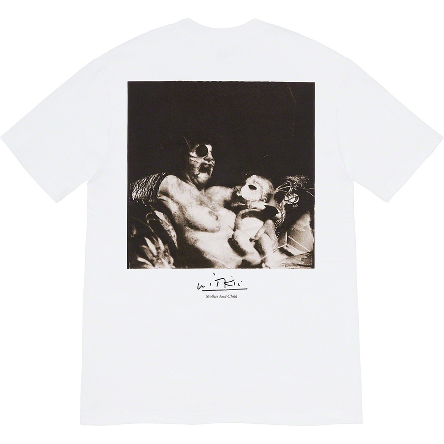 Details on Joel-Peter Witkin Supreme Mother and Child Tee White from fall winter
                                                    2020 (Price is $48)