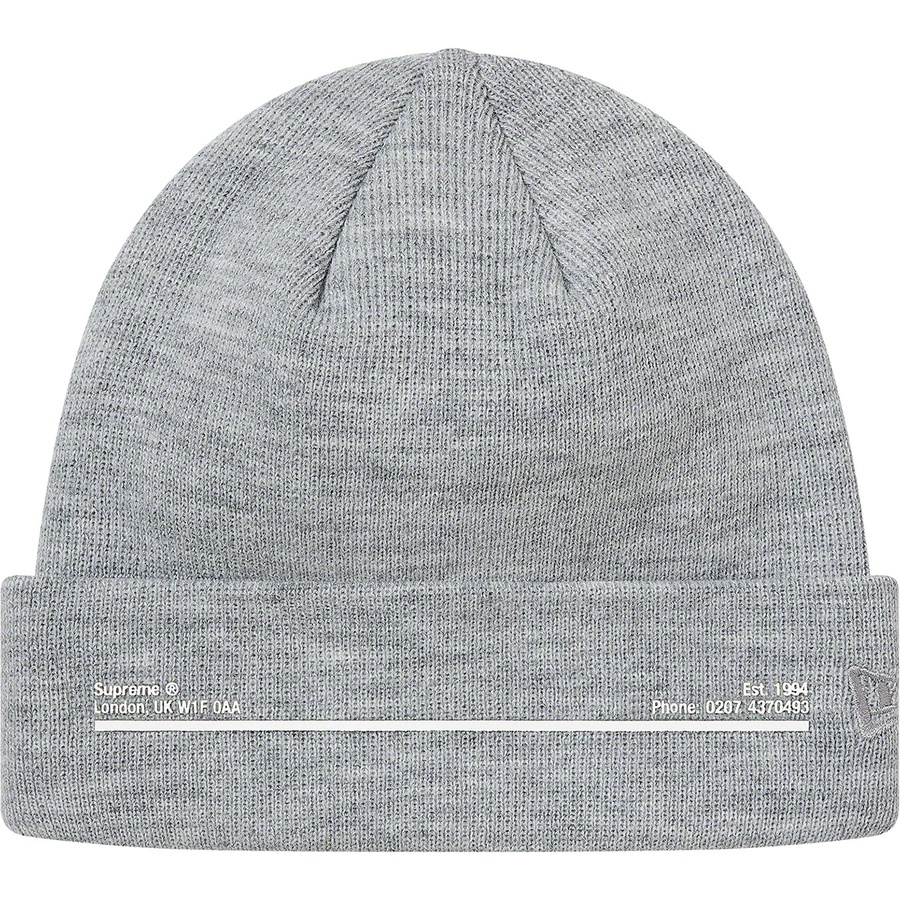 Details on New Era Shop Beanie Heather Grey - London from fall winter
                                                    2020 (Price is $38)