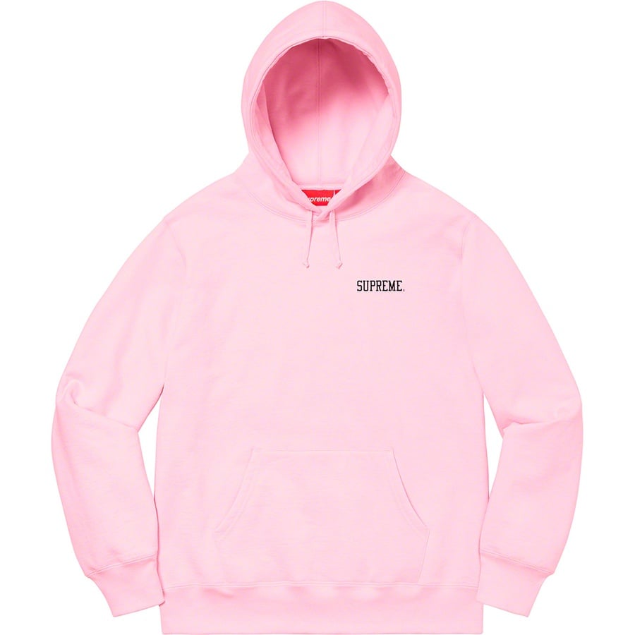 Details on Joel-Peter Witkin Supreme Sanitarium Hooded Sweatshirt Light Pink from fall winter
                                                    2020 (Price is $168)