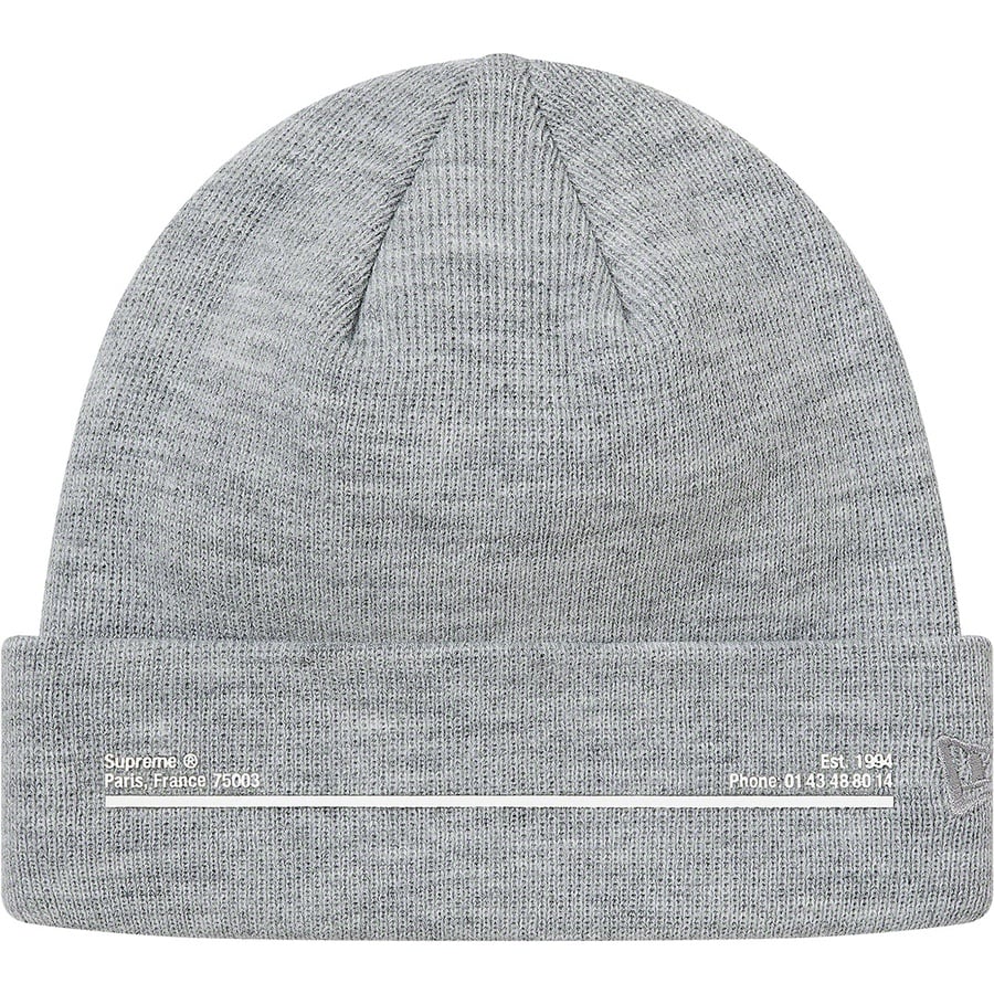 Details on New Era Shop Beanie Heather Grey - Paris from fall winter
                                                    2020 (Price is $38)