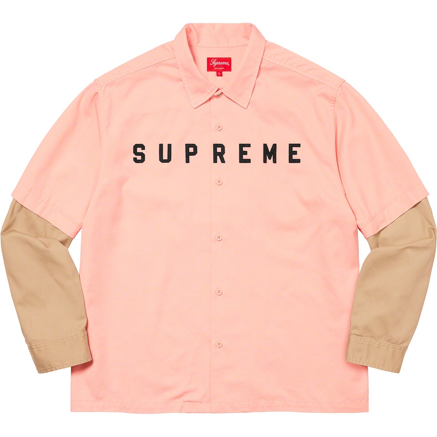 Details on 2-Tone Work Shirt Pink from fall winter
                                                    2020 (Price is $128)