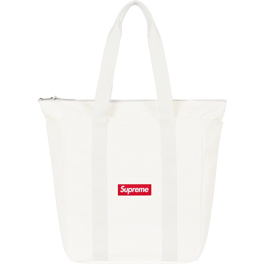 Details on Canvas Tote White from fall winter 2020 (Price is $78)