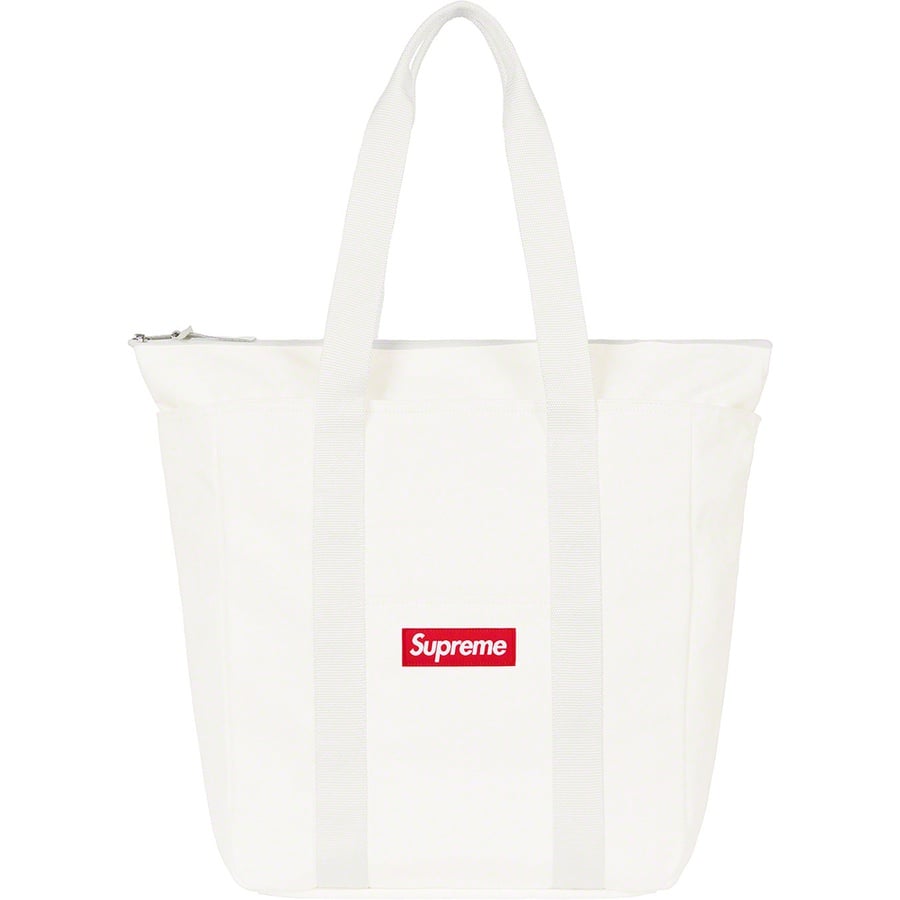 Details on Canvas Tote White from fall winter
                                                    2020 (Price is $78)