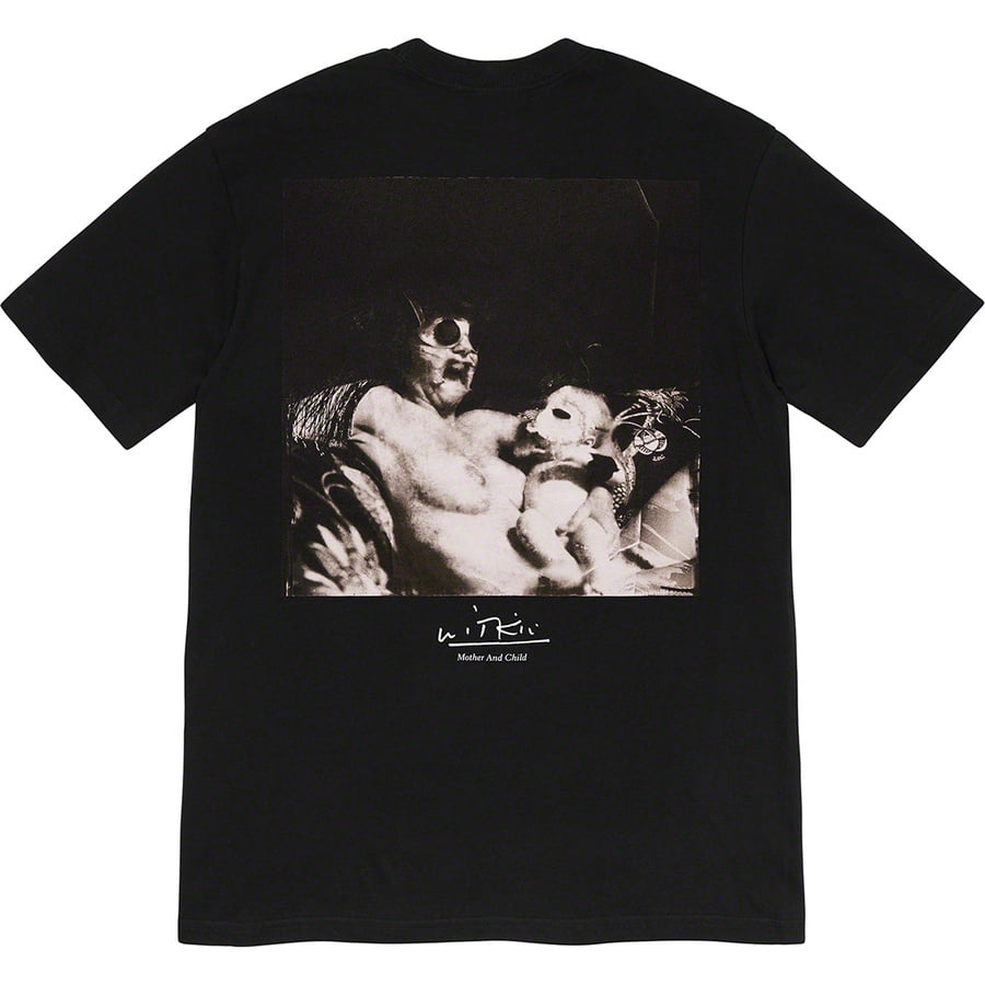 Details on Joel-Peter Witkin Supreme Mother and Child Tee Black from fall winter
                                                    2020 (Price is $48)