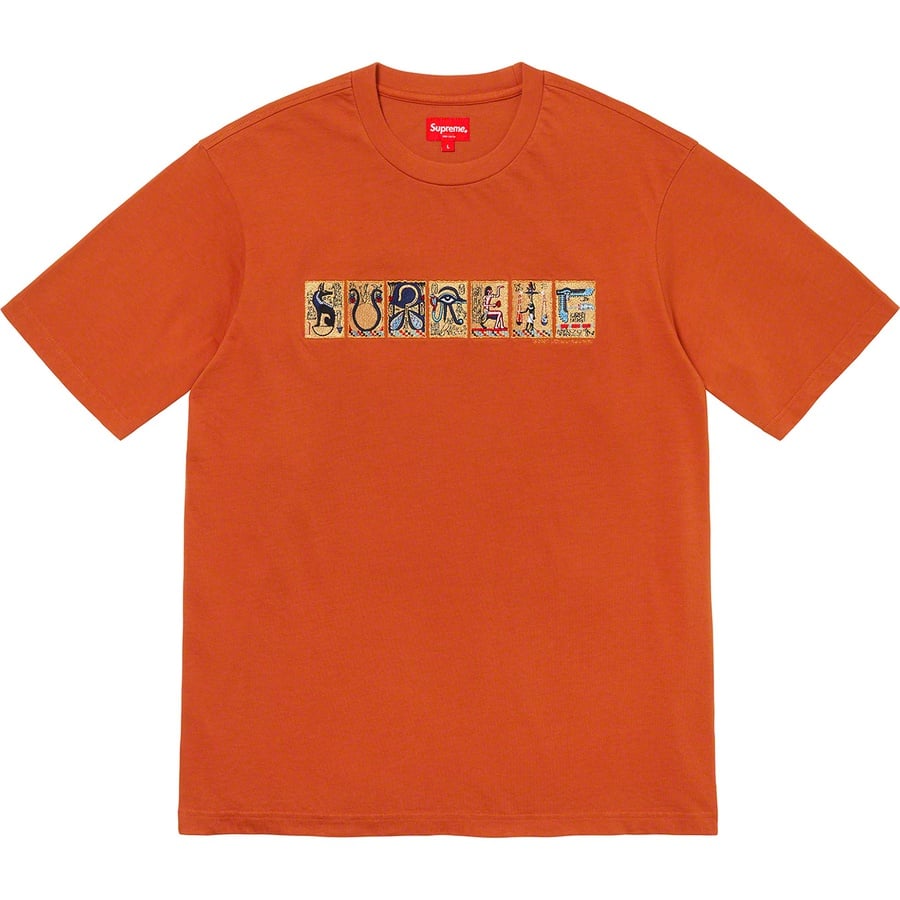 Supreme Ancient S S Top (FW20) - Burnt Orange - $98