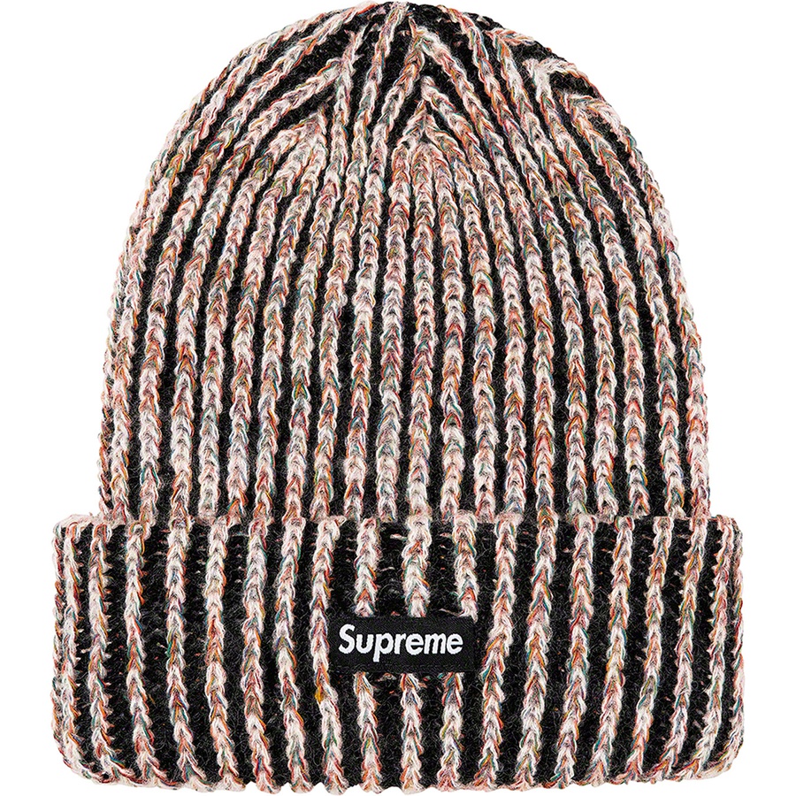 Details on Rainbow Knit Loose Gauge Beanie Black from fall winter
                                                    2020 (Price is $34)