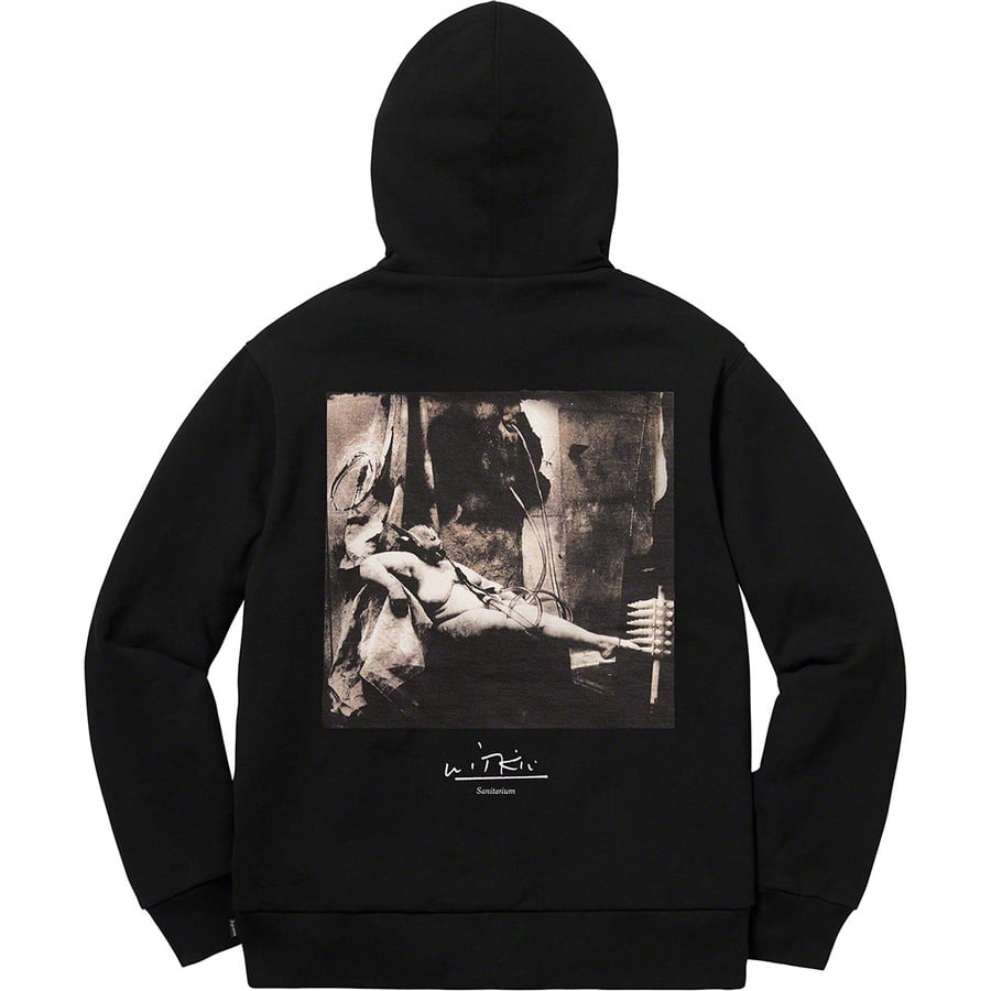 Supreme Joel-Peter Witkin Supreme Sanitarium Hooded Sweatshirt (FW20) - Black - $168