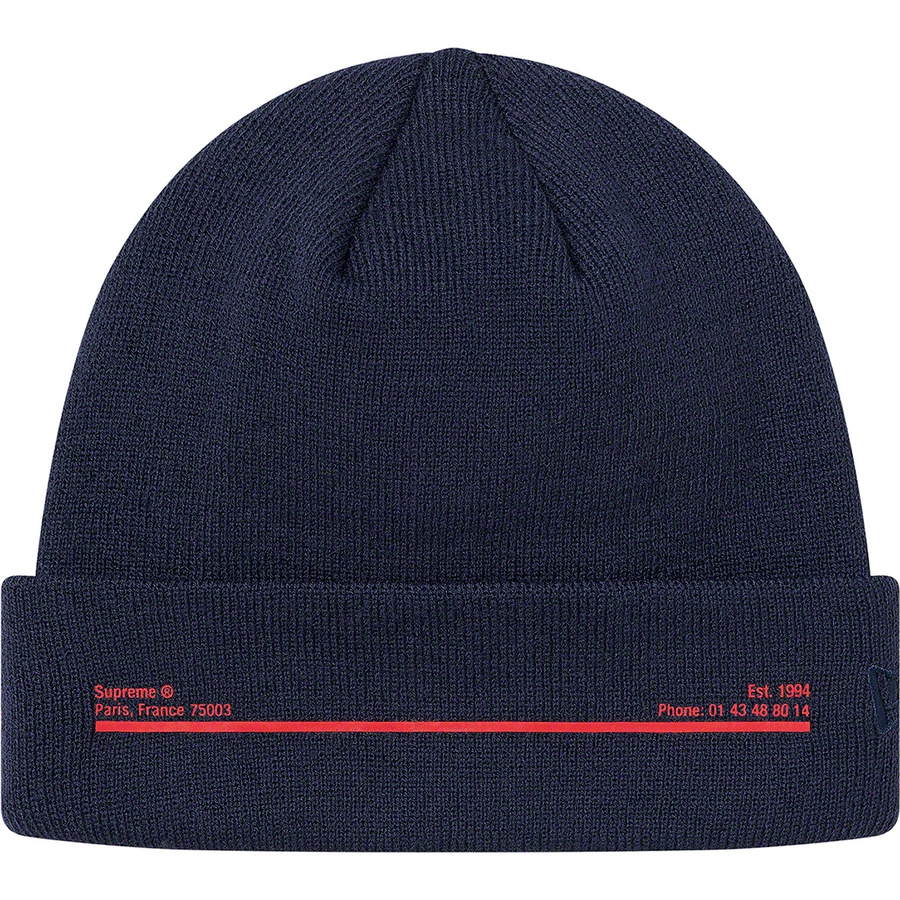 Details on New Era Shop Beanie Navy - Paris from fall winter
                                                    2020 (Price is $38)