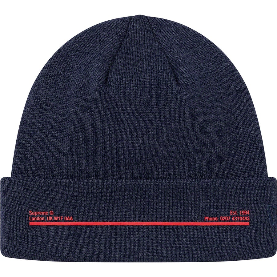 Details on New Era Shop Beanie Navy - London from fall winter
                                                    2020 (Price is $38)