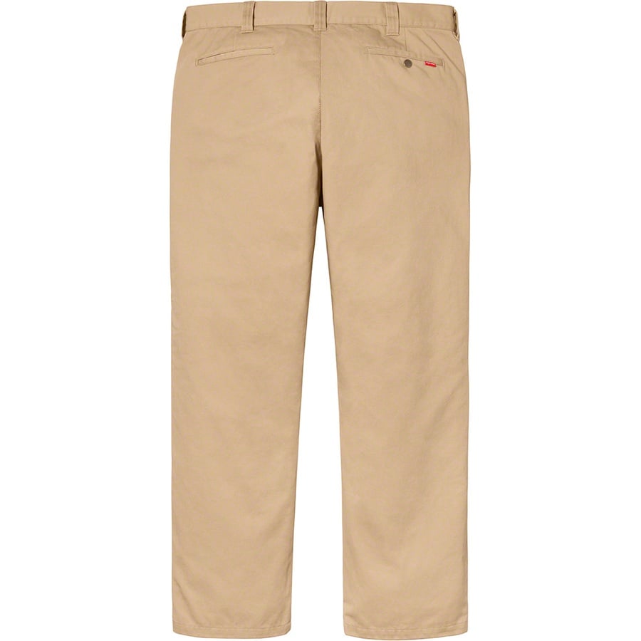 Details on Work Pant Khaki from fall winter
                                                    2020 (Price is $118)