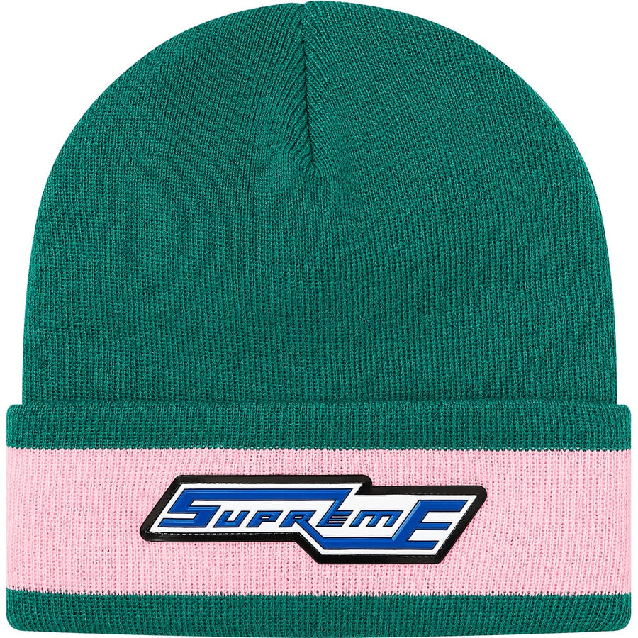 Details on Cuff Stripe Beanie Teal from fall winter
                                                    2020 (Price is $36)