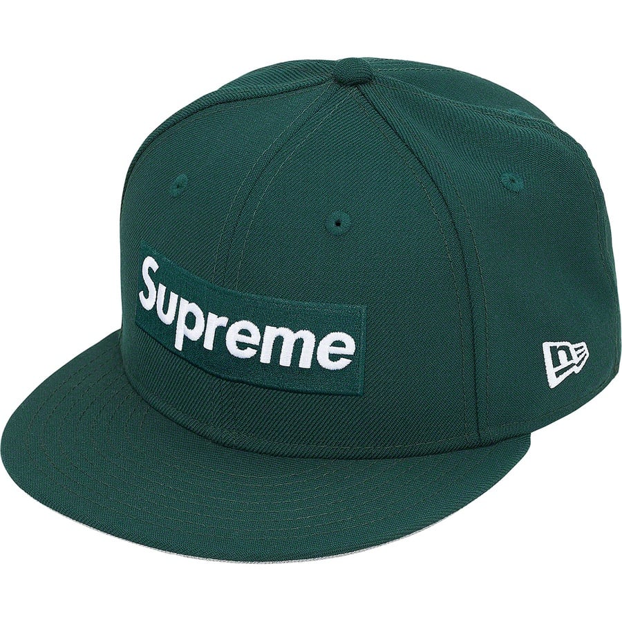 Details on World Famous Box Logo New Era Dark Green from fall winter
                                                    2020 (Price is $48)