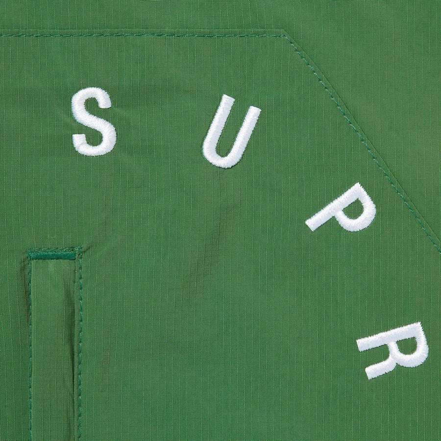 Details on Curve Logos Ripstop Jacket Olive from fall winter
                                                    2020 (Price is $168)