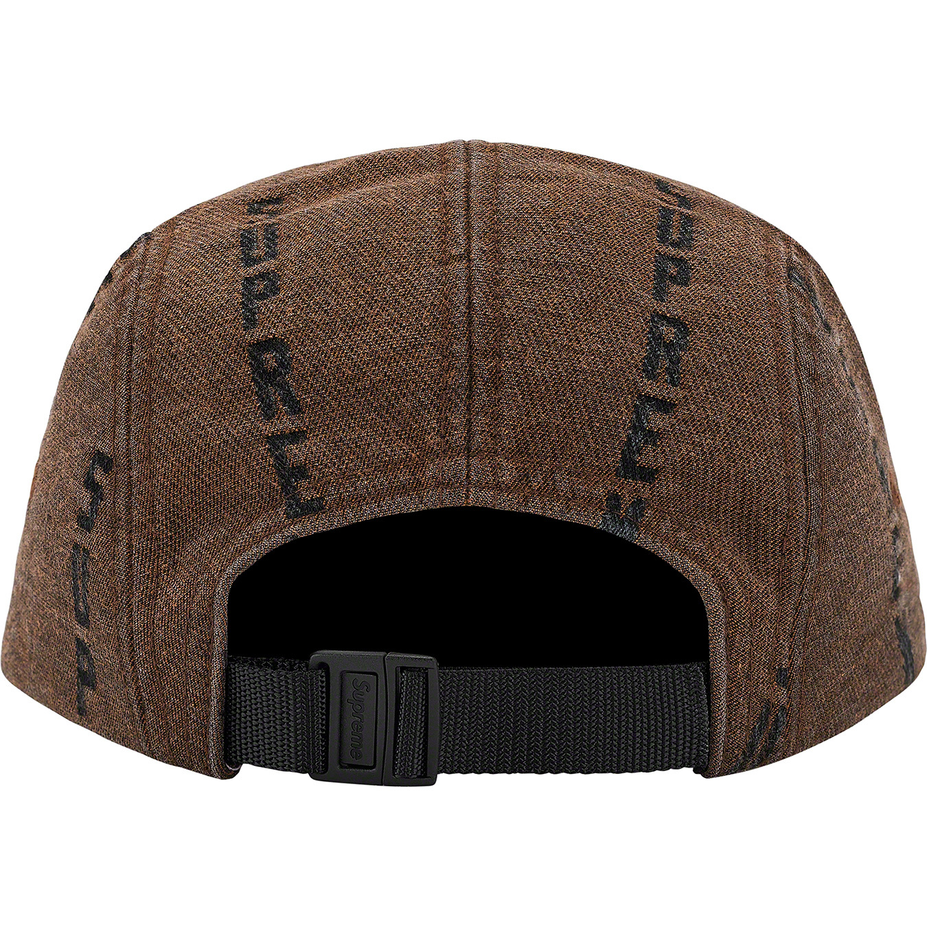 jacquard denim camp cap