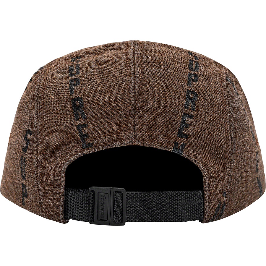 Details on Logo Stripe Jacquard Denim Camp Cap Brown from fall winter
                                                    2020 (Price is $48)