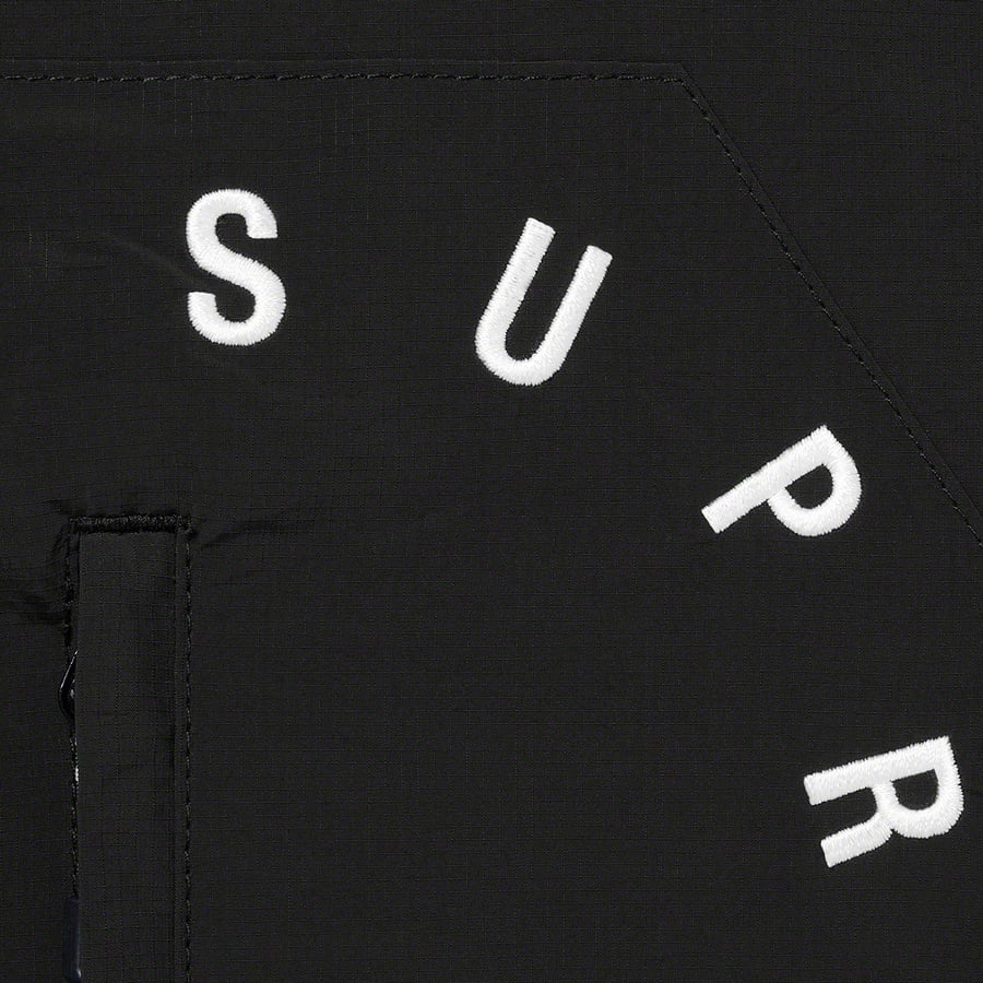 Details on Curve Logos Ripstop Jacket Black from fall winter
                                                    2020 (Price is $168)