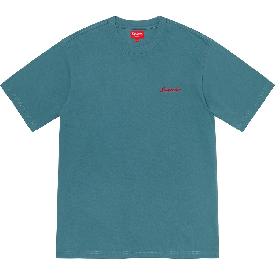Details on Washed S S Tee Aqua from fall winter
                                                    2020 (Price is $58)