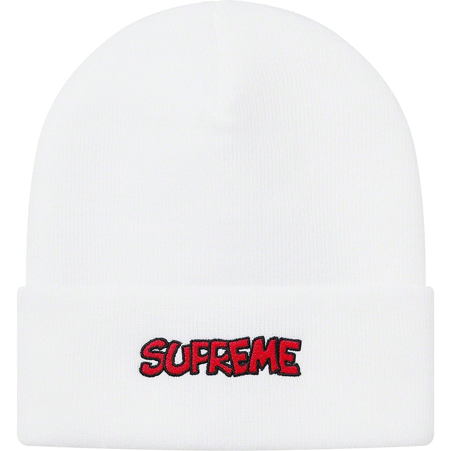 Details on Supreme Smurfs™ Beanie White from fall winter
                                                    2020 (Price is $40)