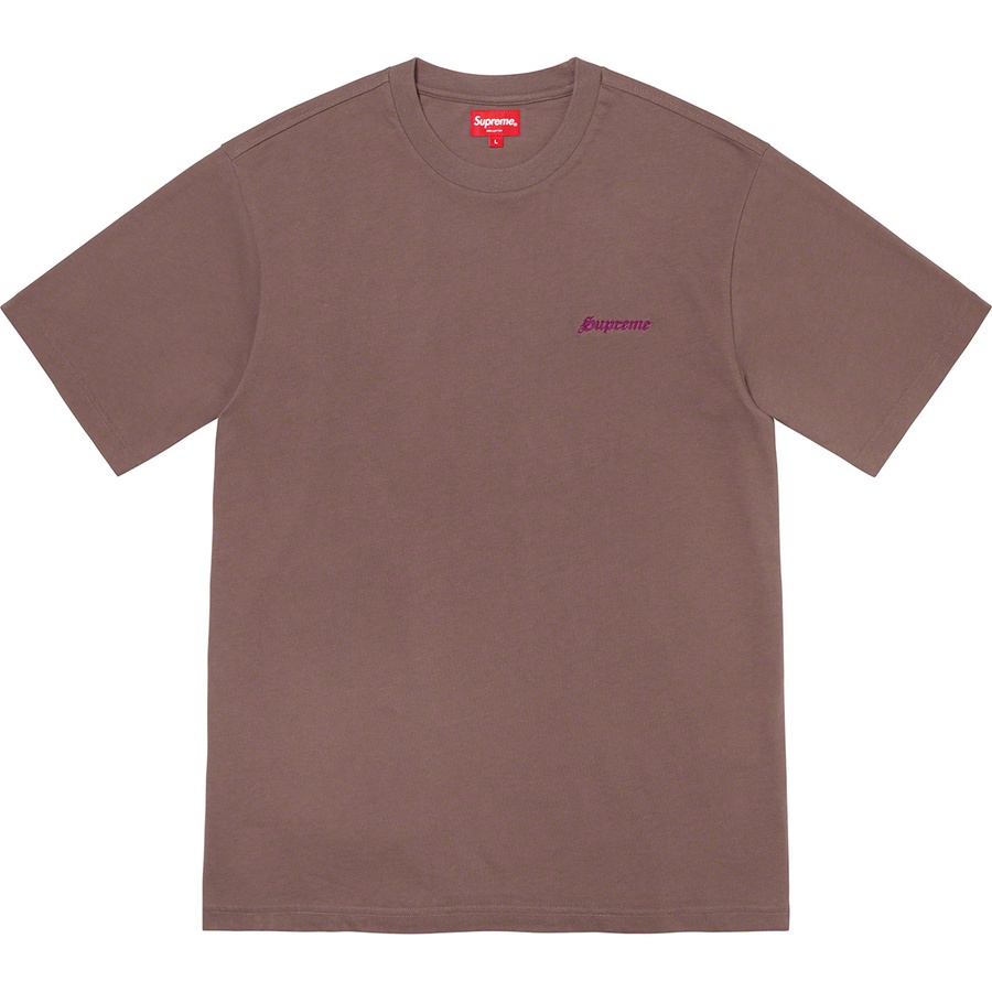 Details on Washed S S Tee Brown from fall winter
                                                    2020 (Price is $58)